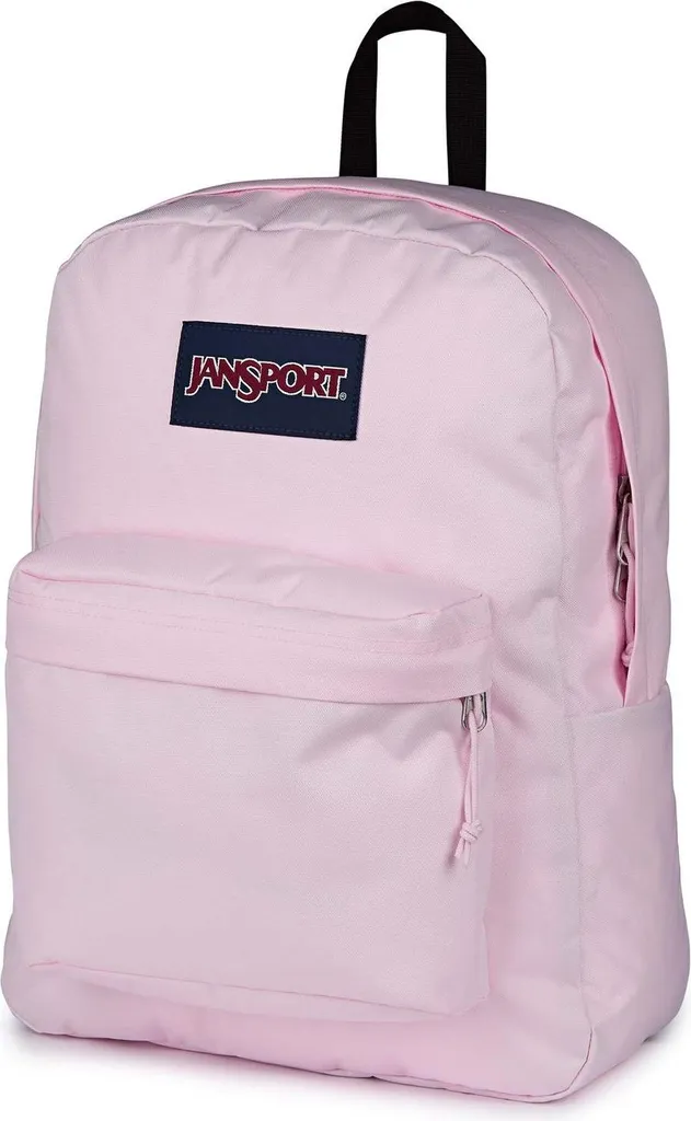 Sac à dos pour cours JanSport SuperBreak rose idéal étudiante