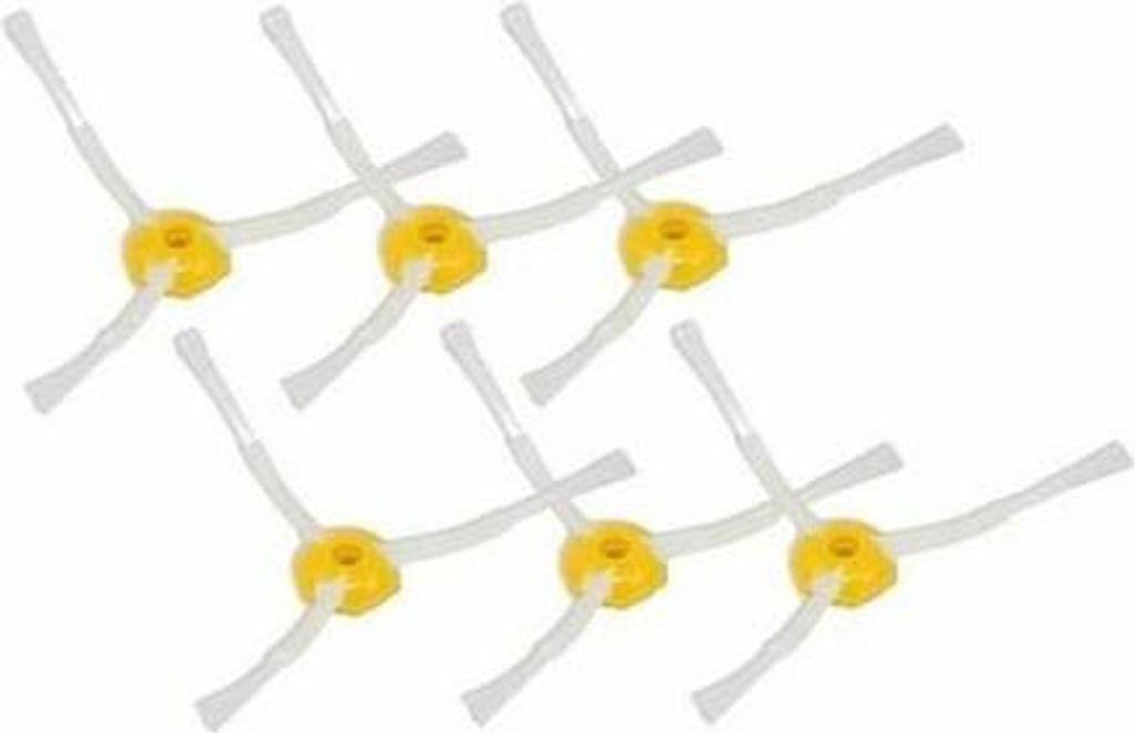 6-teiliges großes Set 3-Zinken-Seitenbürste für iRobot Roomba Wartungsset Serie 500 600 700