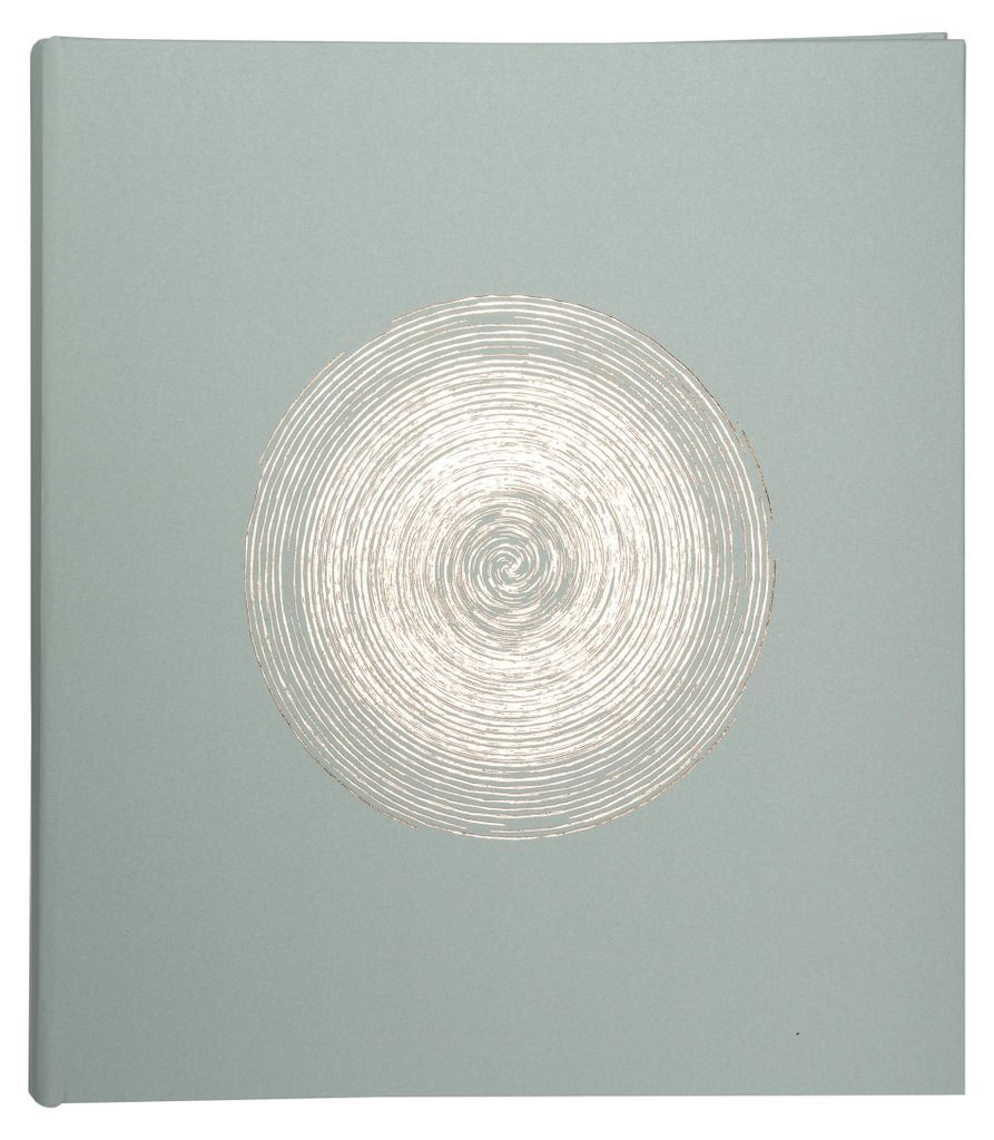 Exacompta Fotoalbum 60 Seiten weiß, 29x32cm, Ellipse grau - Produktbild 