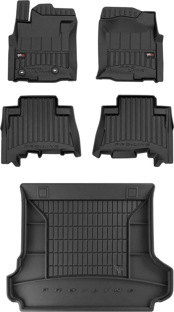 Set Protezione Interni OMAC Toyota Land Cruiser J150 2009-2021 Gomma