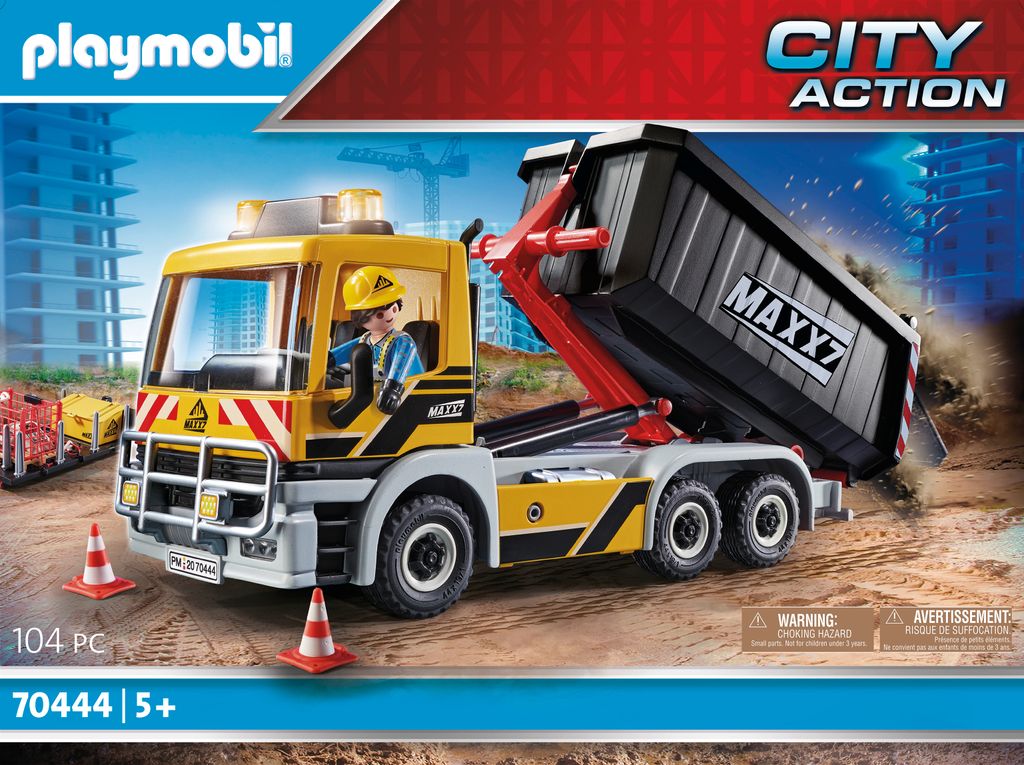 PLAYMOBIL City Action 70444 LKW mit Wechselaufbau Produktbild 3