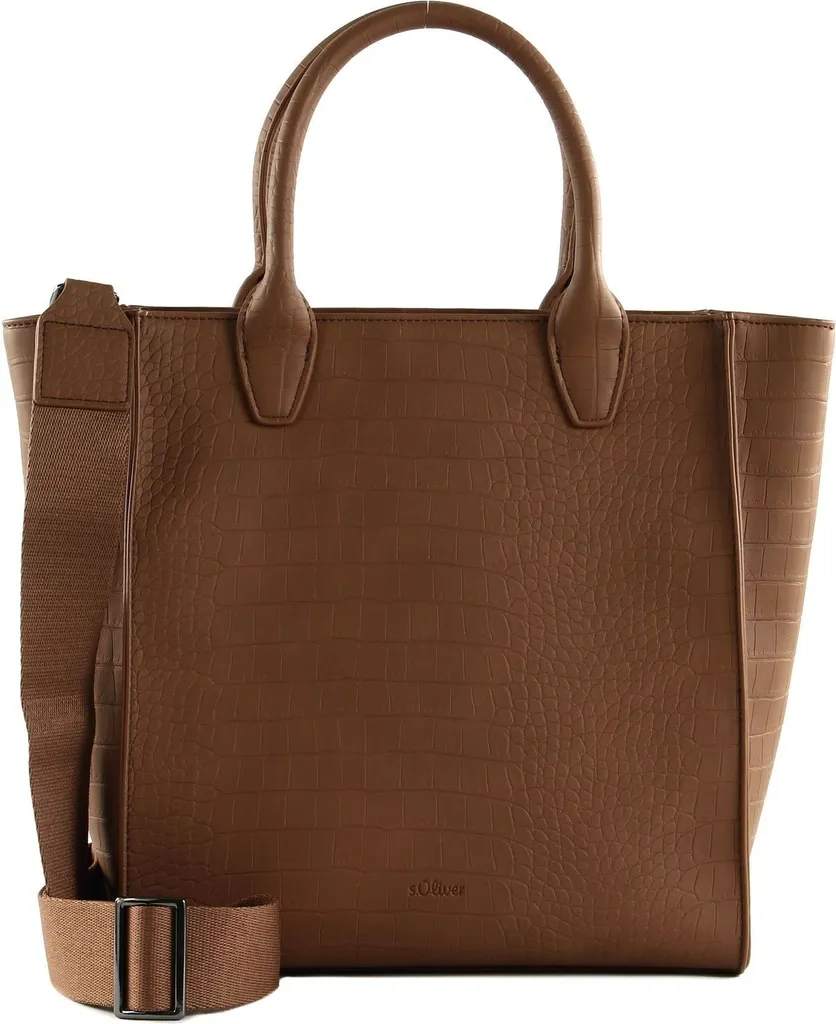 s.Oliver borsetta borsa a tracolla Shopping Bag Brown marrone chiaro