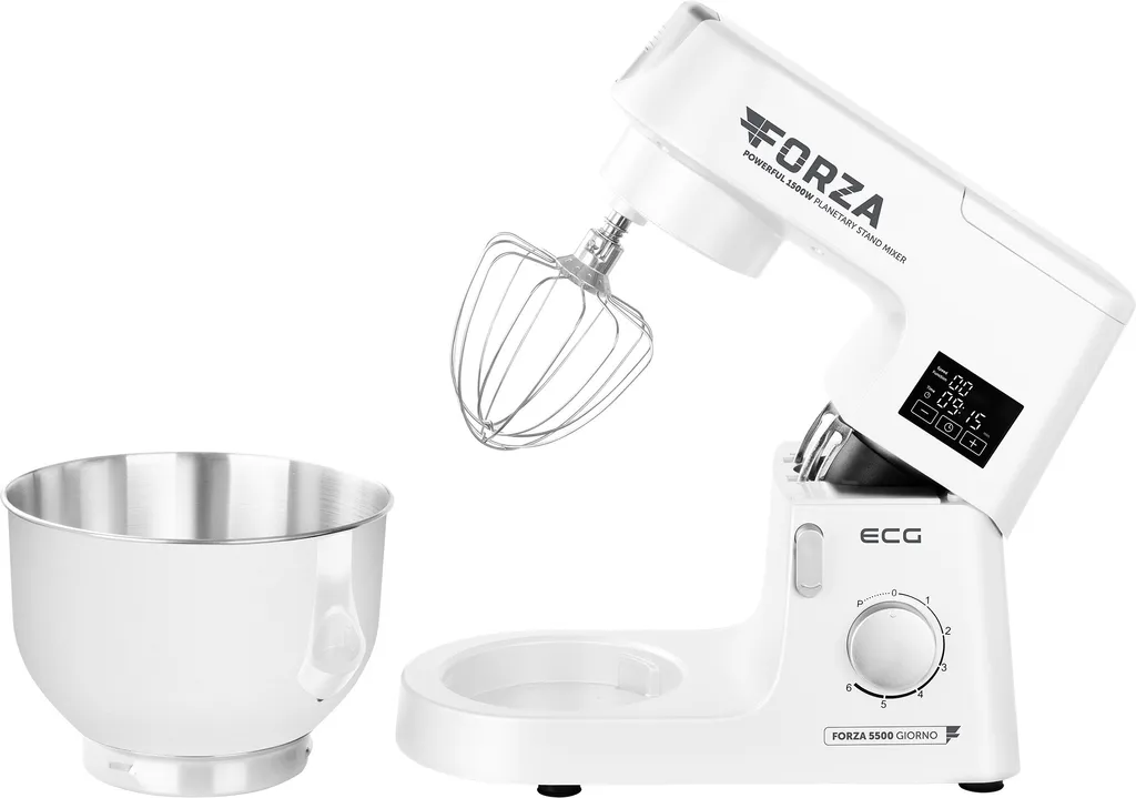 Robot de cuisine 1500W ECG FORZA 5500 GIORNO bol inox grande capacité