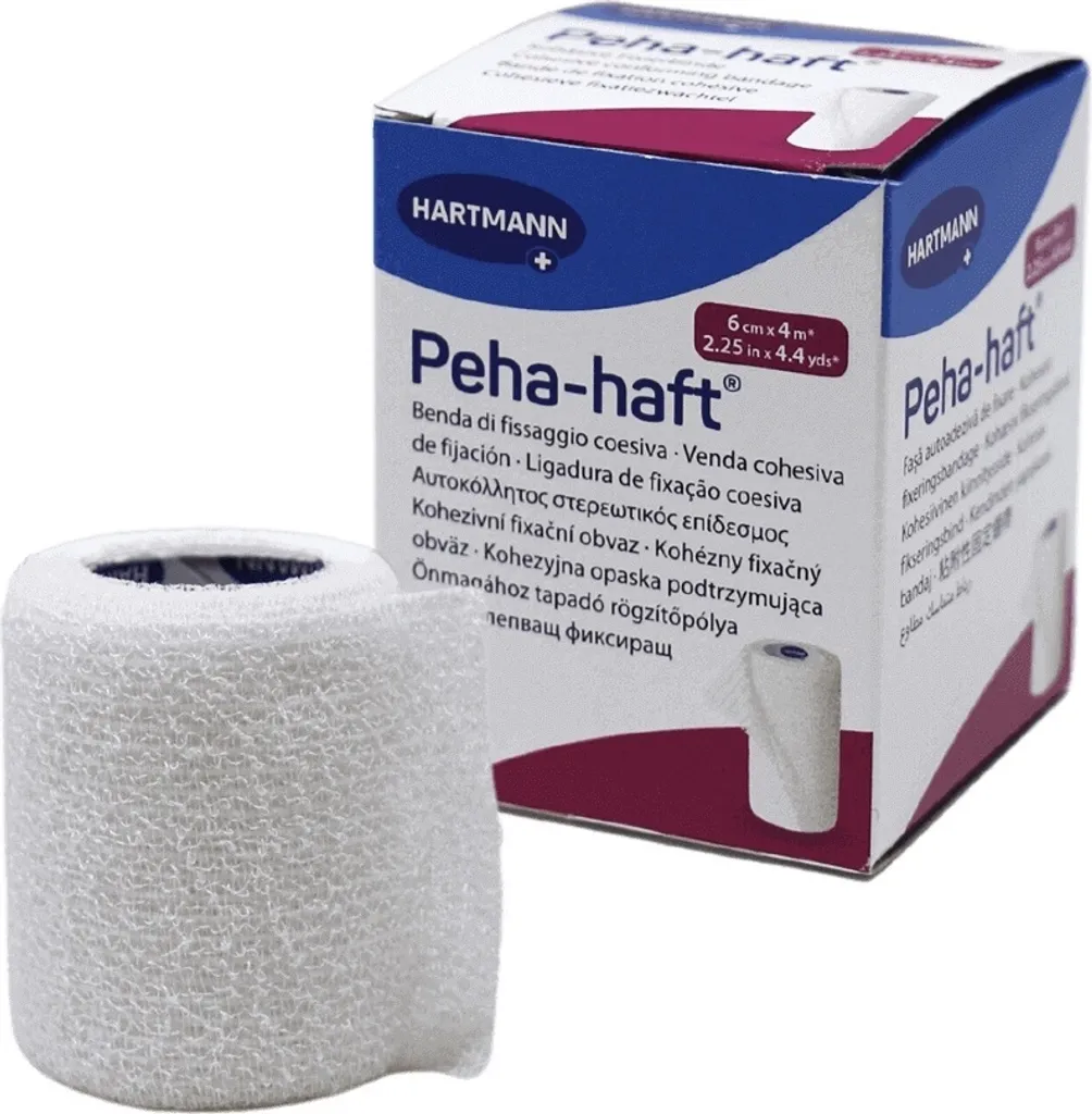 Hartmann Peha-haft 6cmx4m: Benda di Fissaggio Autoaderente Professionale