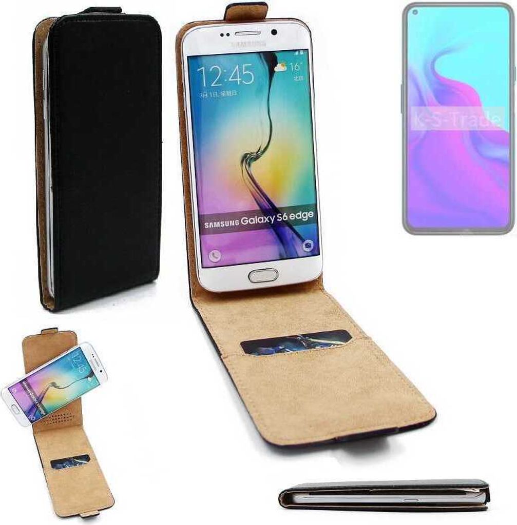 K-S-Trade Schutzhülle Handyhülle kompatibel mit Cubot X30 P Flipstyle 360° Smartphone Tasche, schwarz, Case Flip cover
