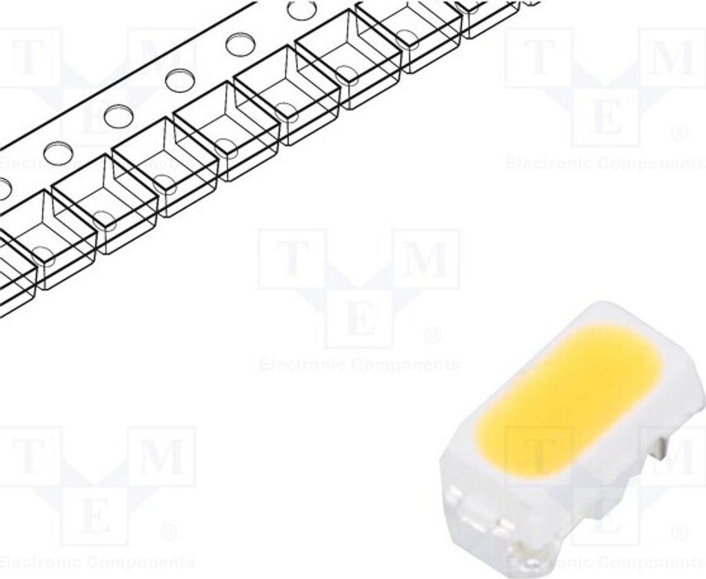 10x LED 120° 2650-2868K 80 warmweiß 6÷10lm 3014,PLCC2 SMD 20mA RF-27HC13DS-EC-Y LE
