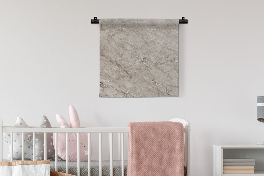 MuchoWow Wandteppich Wandbehang Marmor - Muster - Luxus 60x60 cm Tapisserie Dekoration Wandtuch - Dekorationen - Wand Decke