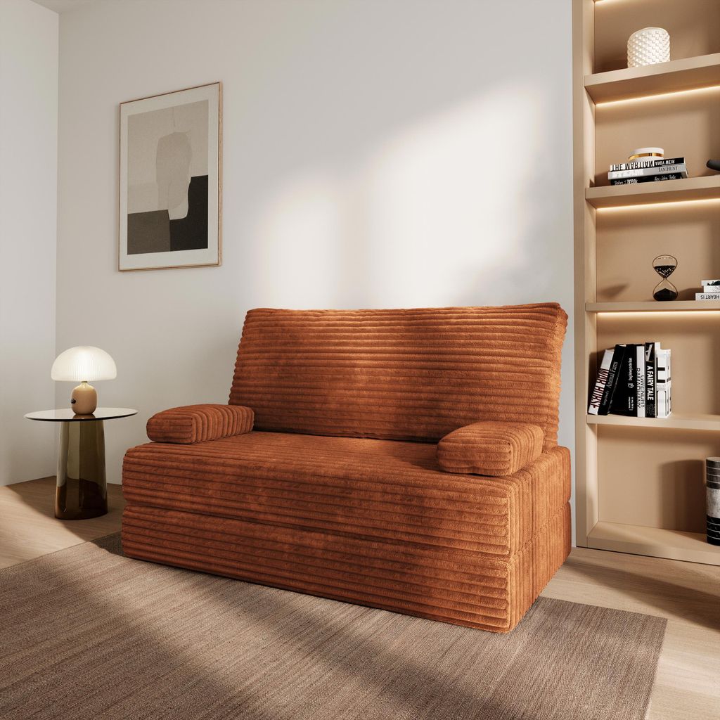Masseno Schaumstoffsofa LADIA mit Schlaffunktion, Produktbild 