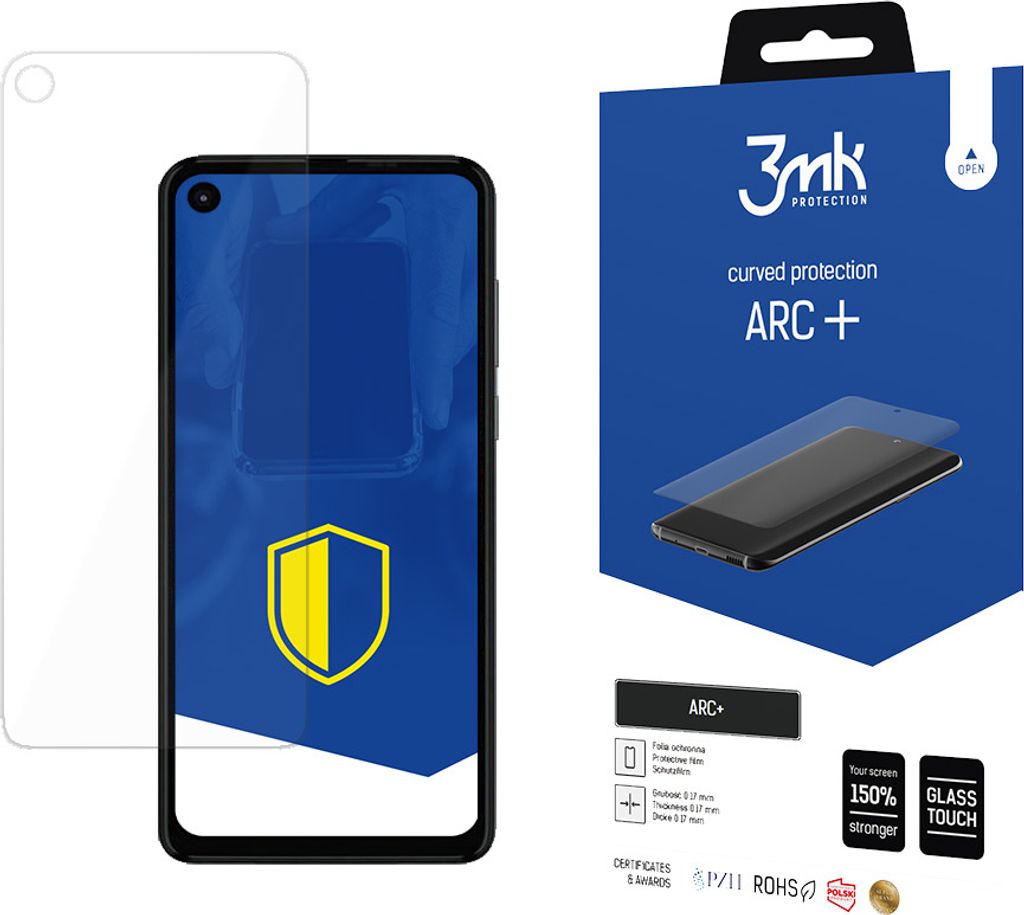 3mk Display Schutzfolie ARC+ für Motorola One Action 0,17mm Self-Heal
