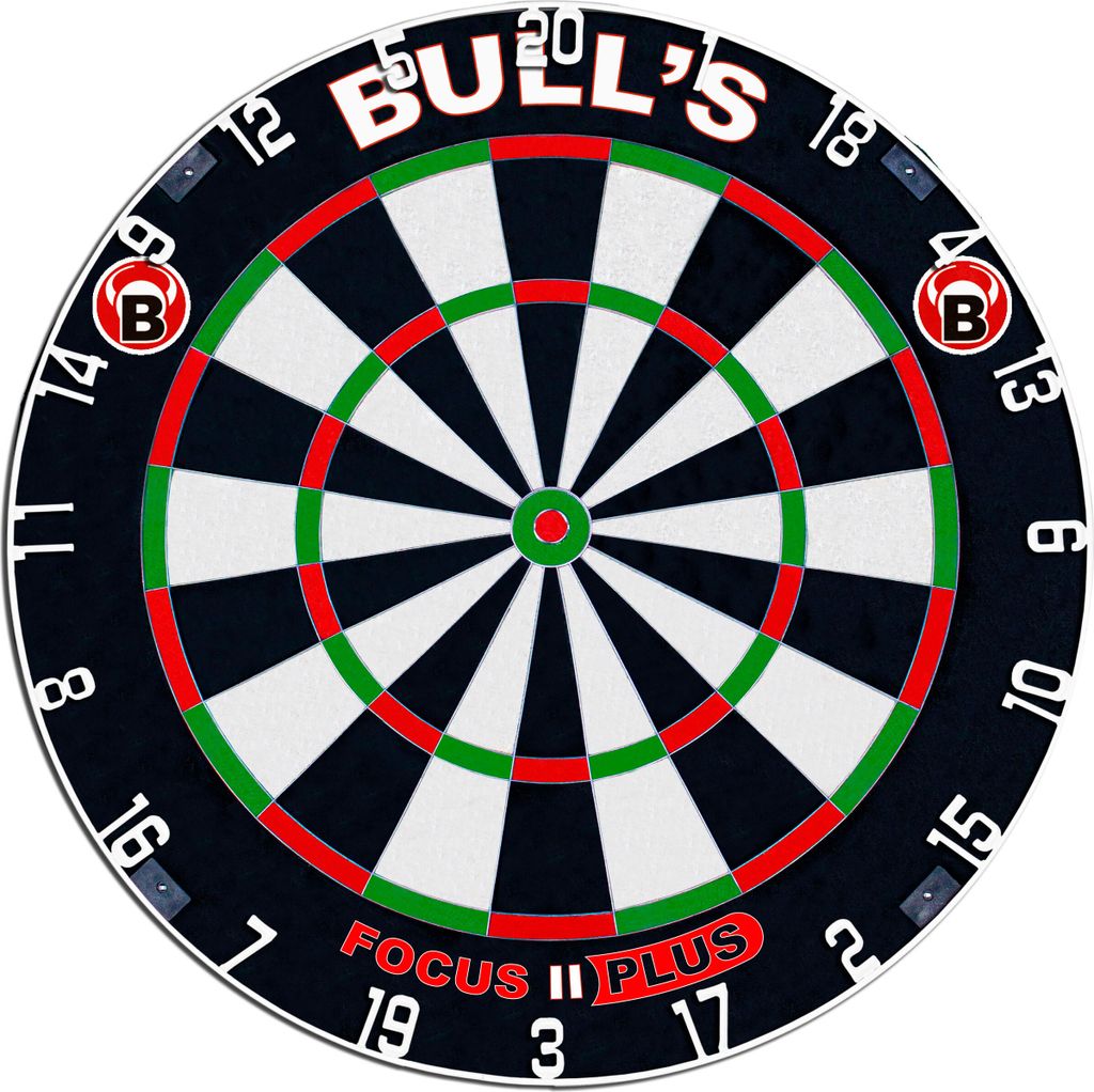 BULL'S Focus II Plus Dart Board -- 1 Stck Produktbild 