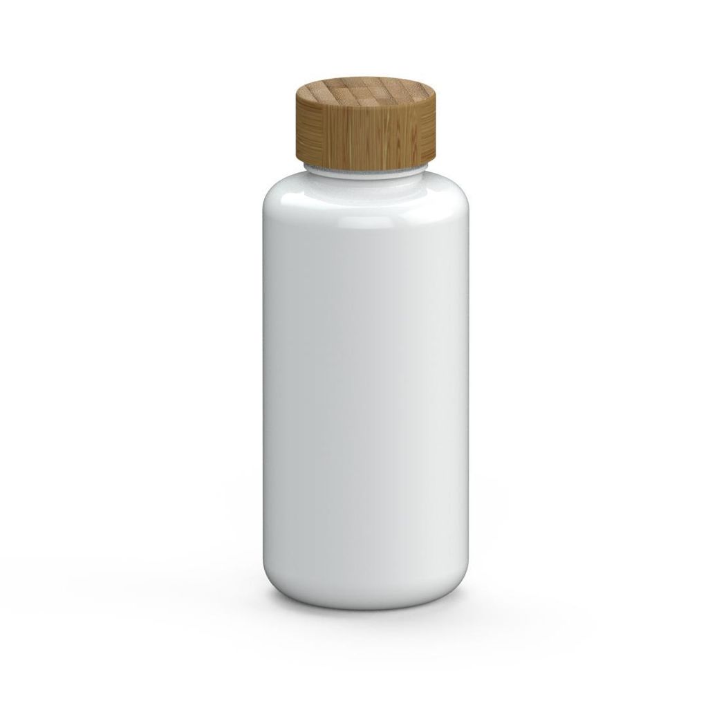 Trinkflasche "Natural" 1000 ml - auslaufsicher und BPA frei - leichte Tritan Flasche für den Sport - Weiß