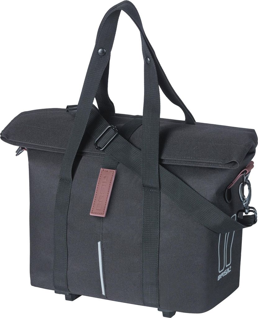 Basil Adapterplatte City MIK 2.0-KF-Hook Einzeltasche 11 Liter - wasserabweis...
