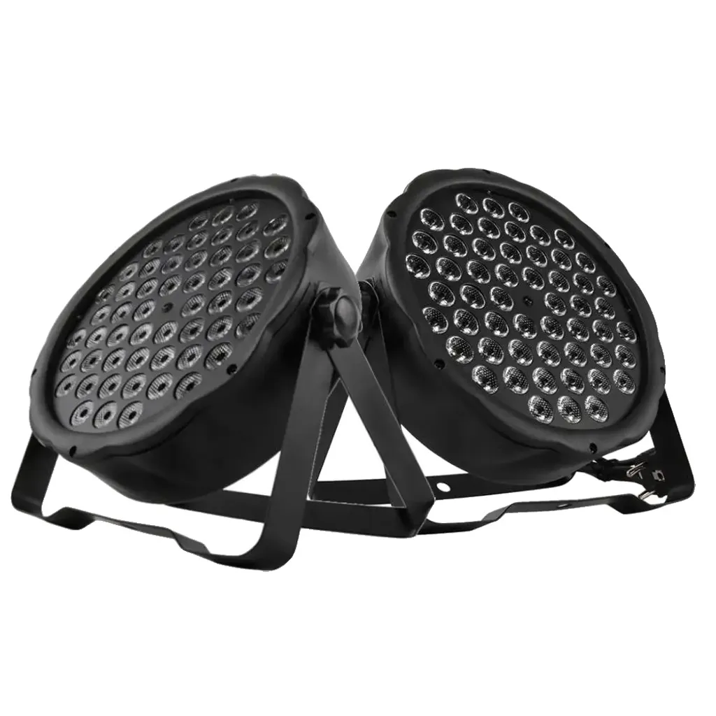Spot de Scène LED Par RGBW Haute Luminosité DMX512 - Pack de 2 Unités