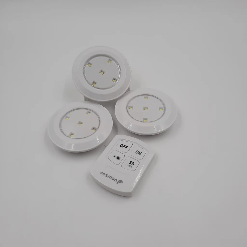 Solution Éclairage Sans Fil pour Placard Sombre LED avec Télécommande x3 - 2