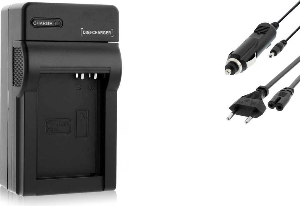 Ladegerät BLACK für Akku-Typ: Canon NB-10L, NB10L – Produktbild 