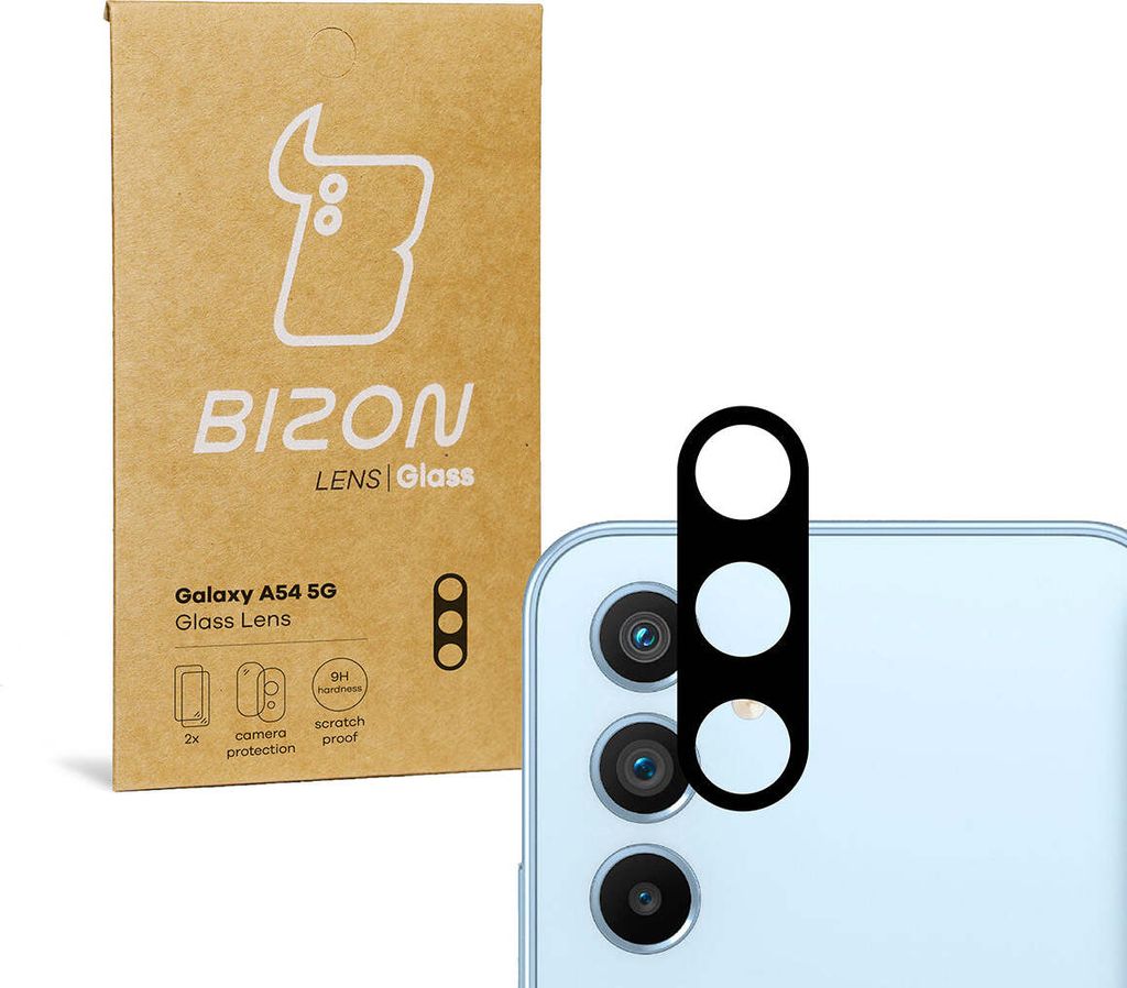 Bizon Glaslinse für Galaxy A54 5G, 2 Stück