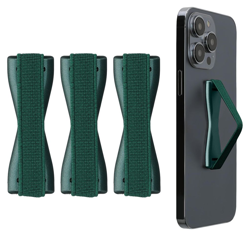 kwmobile Smartphone Fingerhalter 3 Set - Handy Halter Griff Produktbild 