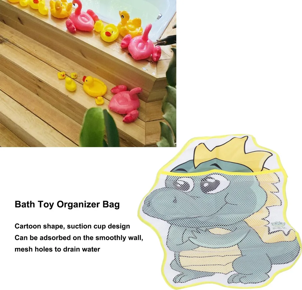 2 Pcs Borsa Portaoggetti Per Giocattoli Da Bagno Organizzatore