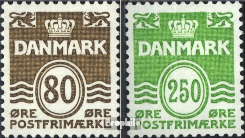 Briefmarken Dänemark 1985 Mi 821-822 (kompl.Ausg.) postfrisch Freimarken