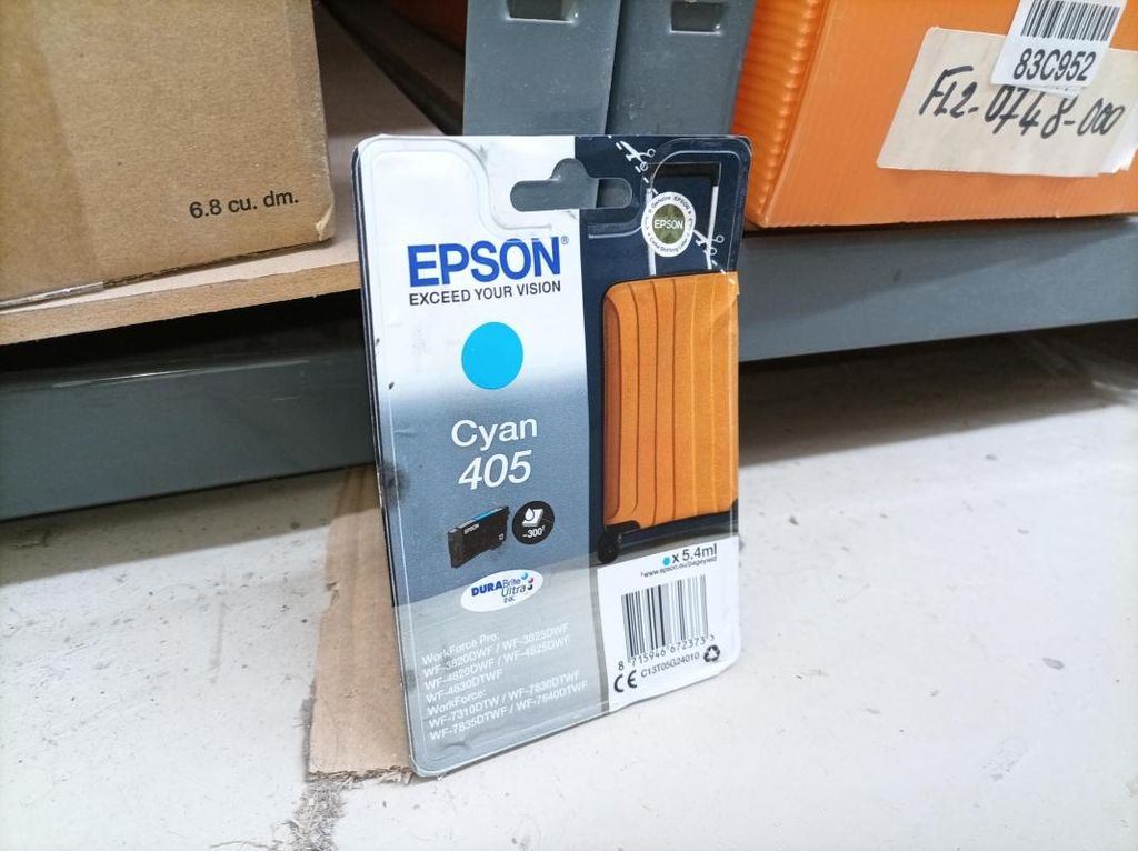 Epson Singlepack Cyan 405 DURABrite Ultra Ink, Produktbild 