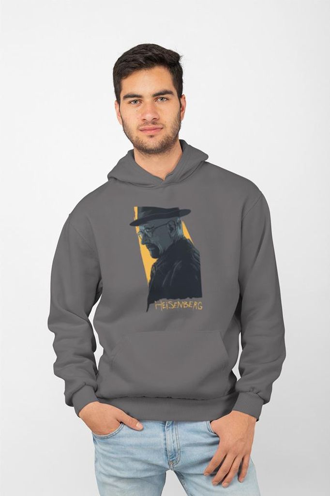 D&B Uni Hoodie MO00013 Heisenberg Anthrazitgrau-Größe S