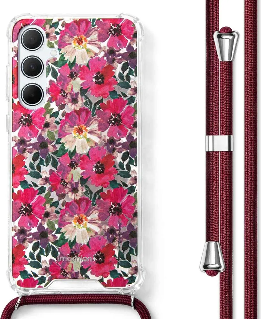 Cover Samsung A55 imoshion Flower Water - Cordino Fashion per Galaxy