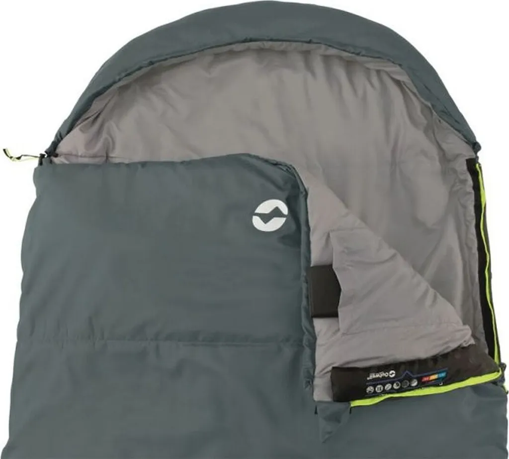 Sac de couchage Outwell Campion Lux Teal - Idéal pour Camping et Rando - 9