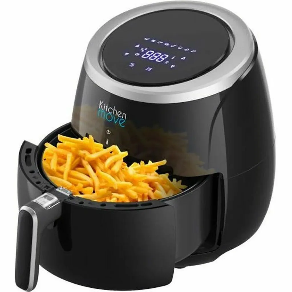 Air Fryer Grande Capacité 6.4L Kitchen Move : Friteuse à Air 1.3kg 2000W