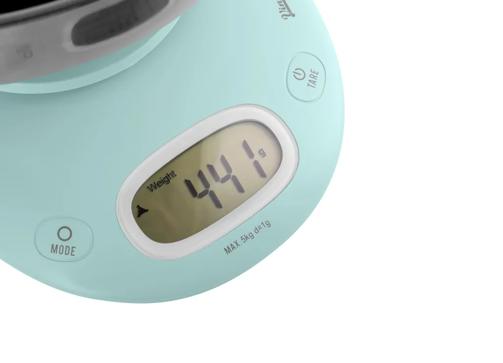 Balance électronique Vintage Cuisine Mint Retro - Capacité 5kg Précise