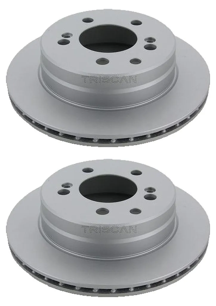Jeu de 2 disques de frein ventilés pour SSANGYONG Rexton I et II GAB_