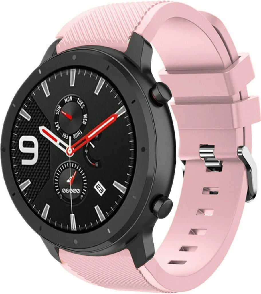 Strap-it Xiaomi Amazfit GTR Silikonarmband (Rosa)