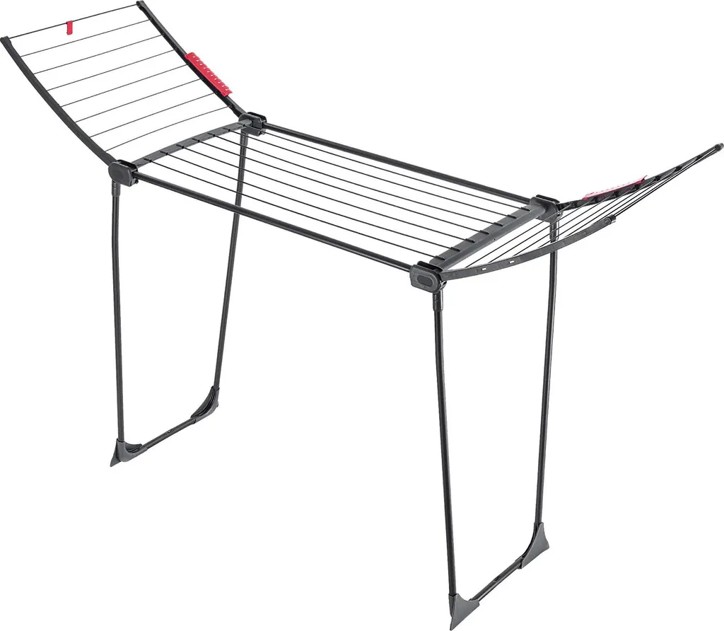 Séchoir à linge grande capacité 18m - Modèle stable et pliable en acier