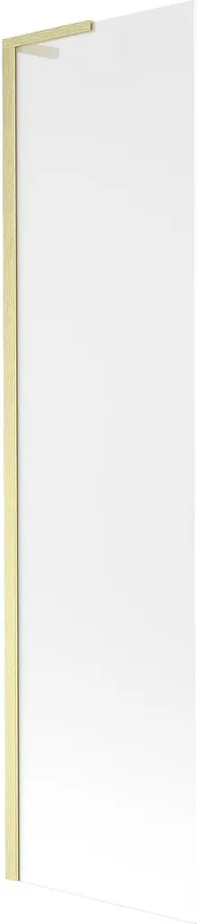 Mexen Next L Paratia Bagno 50x150 Oro Spazzolato Vetro Ghiacciato