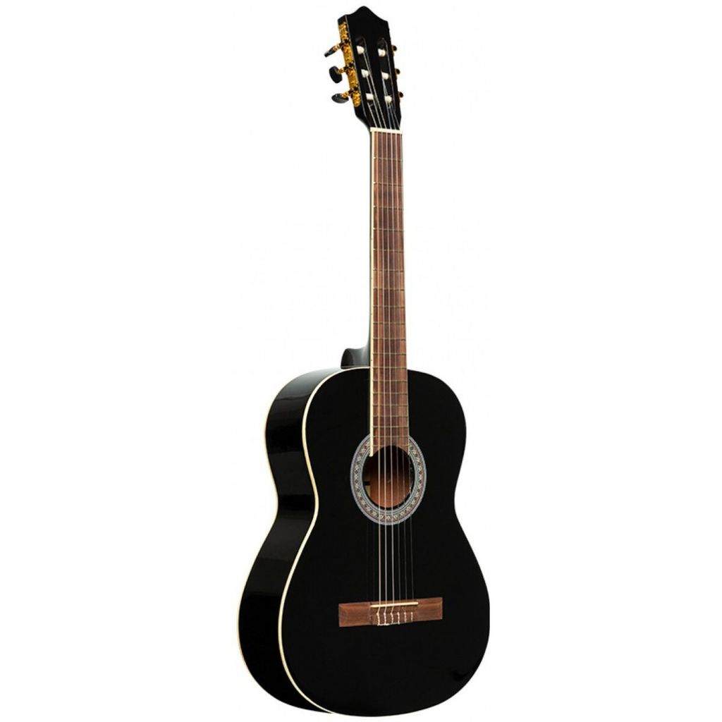 Stagg SCL60-BLK klassische Gitarre mit Fichtendecke, Produktbild 