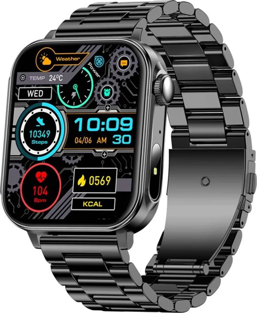 COLMI Colmi P80 smartwatch (steel black) - 1