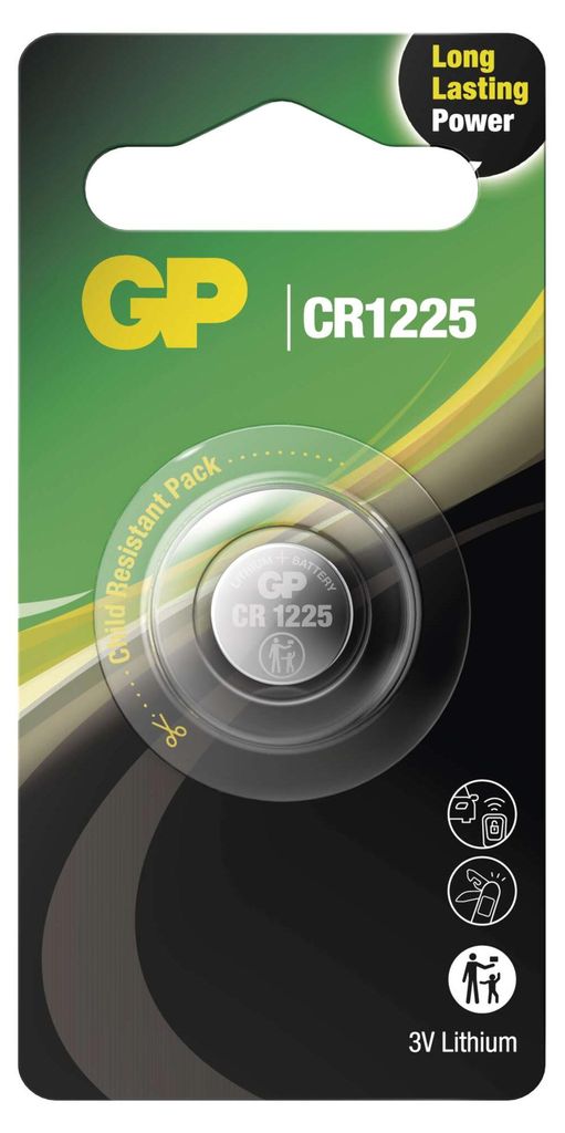 GP Knopfzelle CR1225 3,0 V