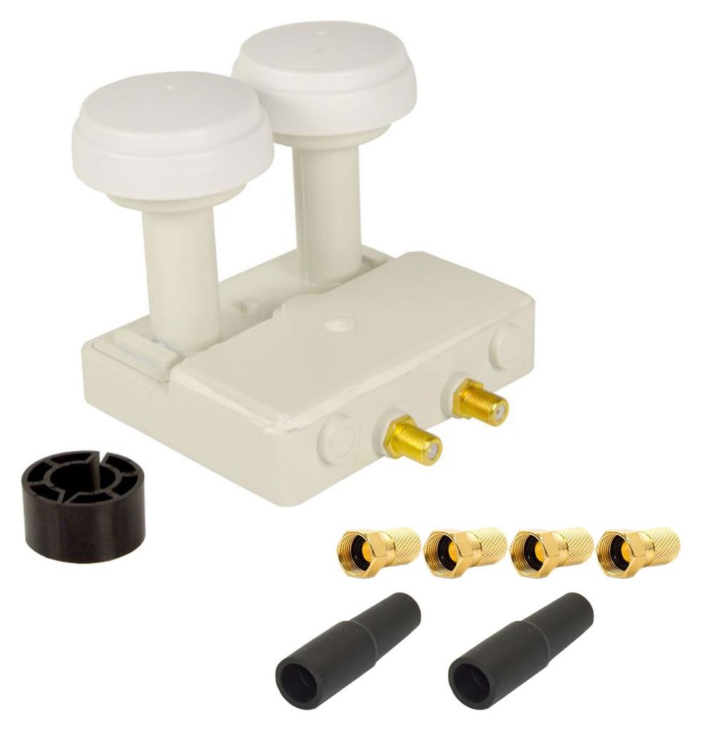 PremiumX Monoblock 6° Twin LNB WE 0,1dB Astra 19,2° Hotbird Produktbild 