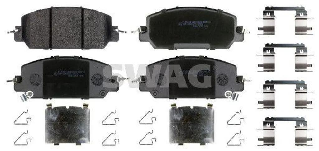 Plaquettes de frein avant Honda avec kit anti-bruit pour montage