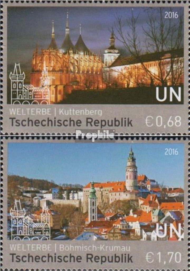 Briefmarken UNO - Wien 2016 Mi 925-926 (kompl.Ausg.) postfrisch UNESCO Welterbe