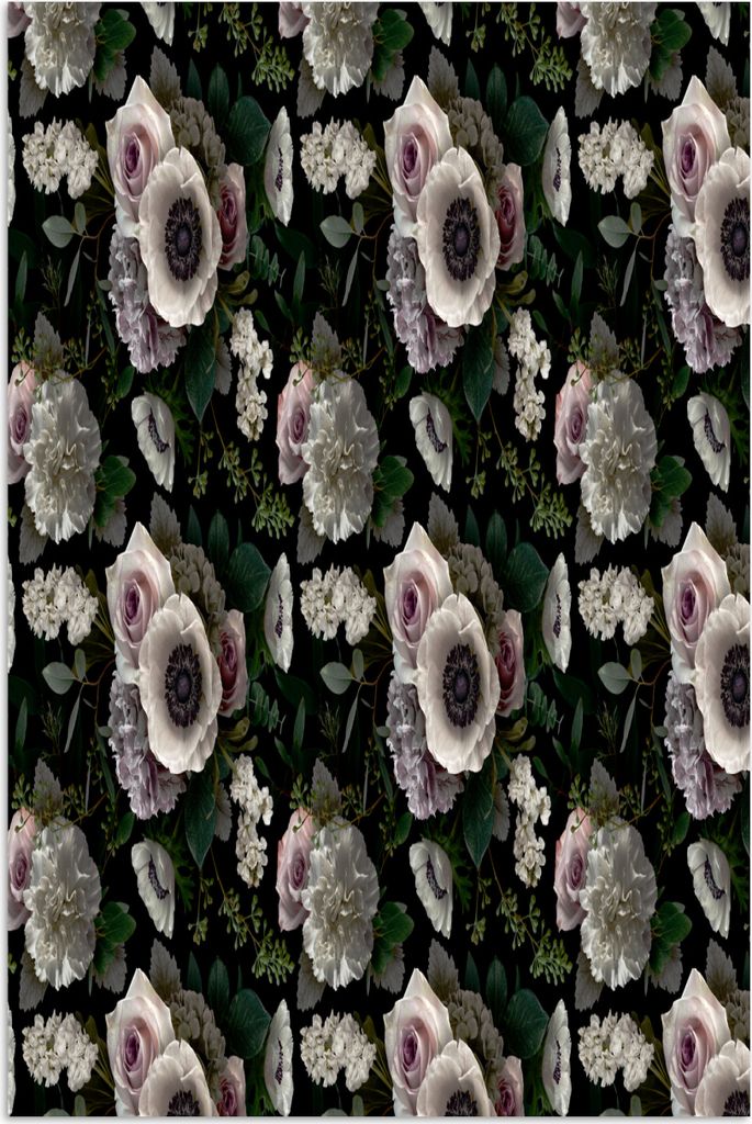 MuchoWow Poster Blumen - Anemone - Farben - Muster 120x180 cm - Kunstposter