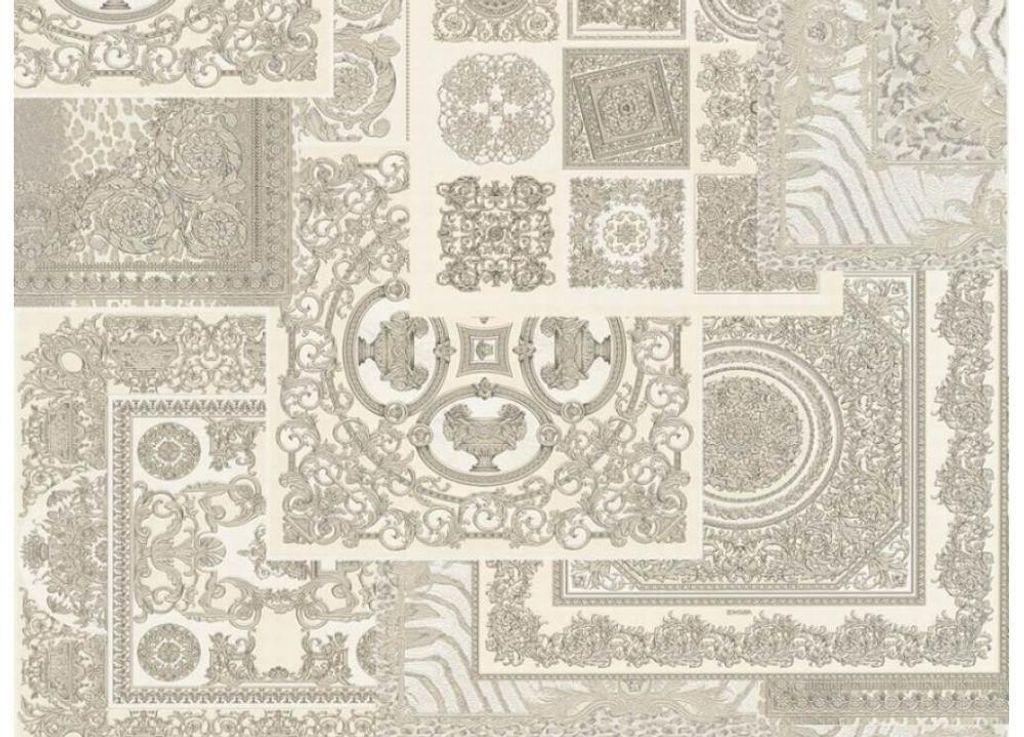 A.S. Création Versace 4 370485 Włóknina szary metaliczny Zdjęcie produktu 