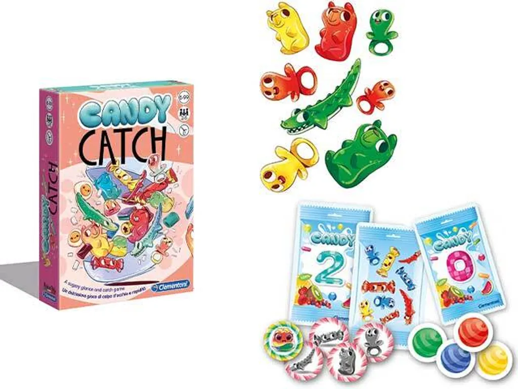 Candy Catch Clementoni Jeu d'Observation Rapide avec Design Multicolore - 5