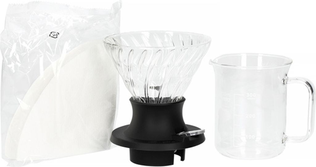 Kaffeefilter aus Glas Filterkaffee mit Kanne Handfilter Kaffee Filter Classic