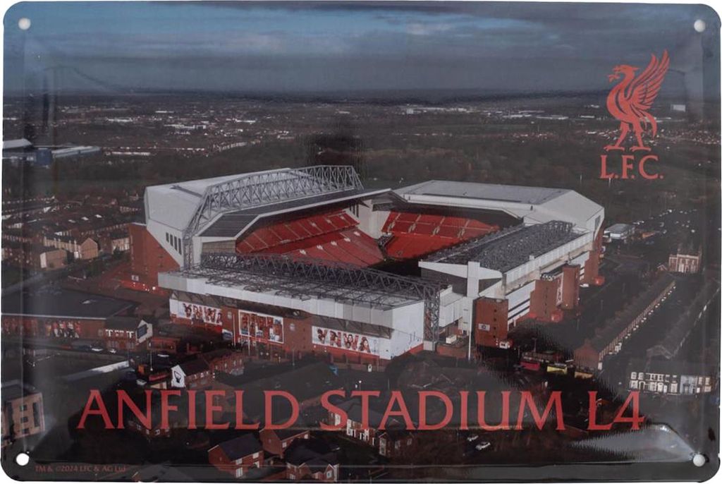Liverpool FC - Stadion Schild, Metall TA13649 (Einheitsgröße) (Bunt)