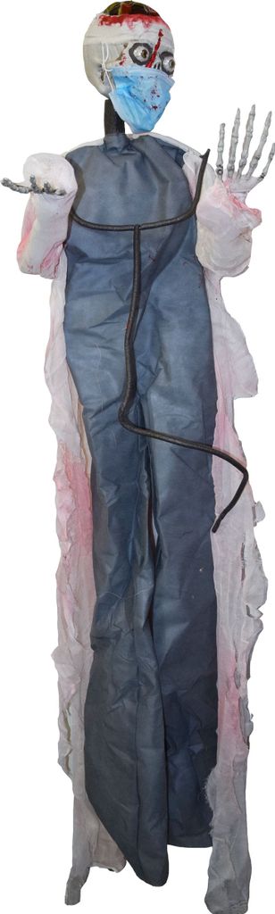 Halloween - Horrorfigur mit Leuchtfunktion - Horror-Chefarzt Dr. Ripper (190cm)