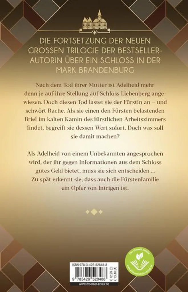Livre Schloss Liebenberg : Histoire et secrets derrière le faux éclat