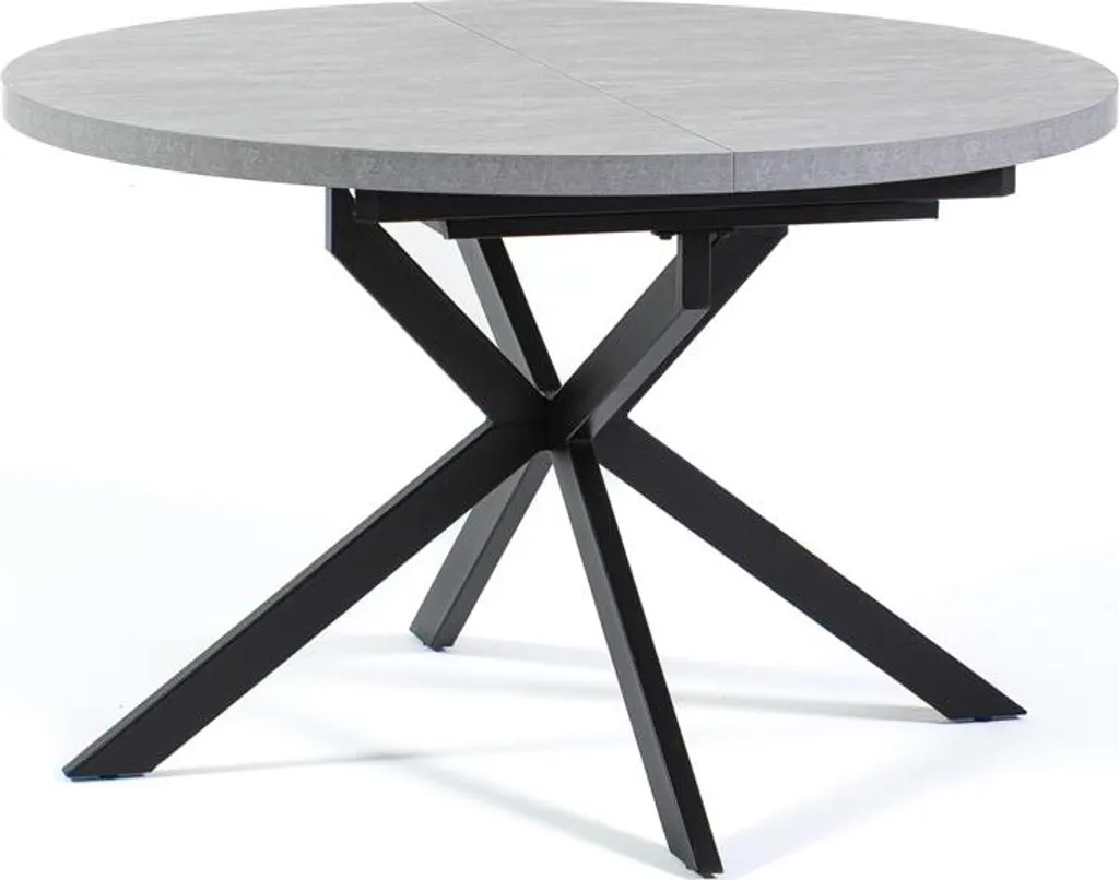 Table ronde extensible 120 cm pour optimiser l'espace de votre séjour