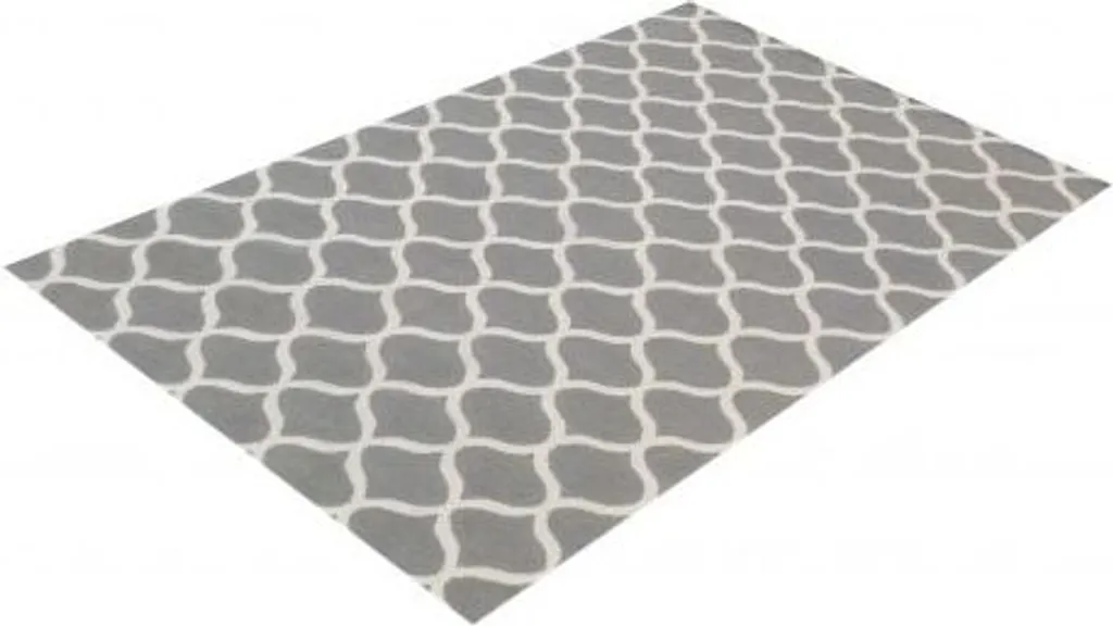Tapis Kelim Alize Argent 155x240 cm - Tissage plat style berbère chic
