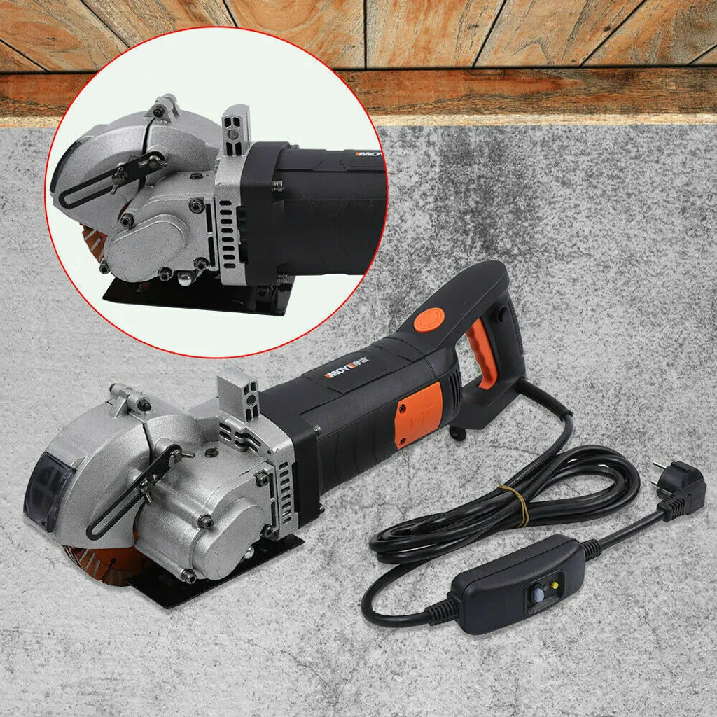 Fraiseuse murale électrique 4800W pour découpe de saignées de 42mm - 11
