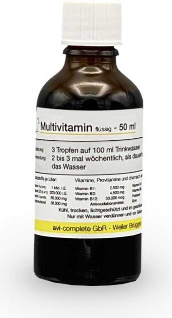 avi-complete Multivitamin 50 ml Produktbild 